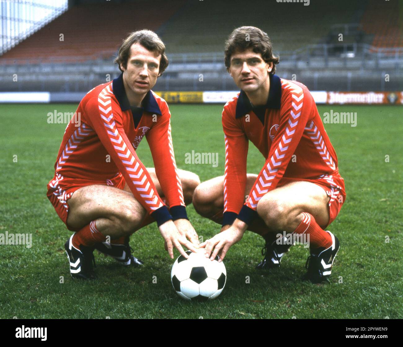 2nd Bundesliga 1978/79. Jan Mattson (left) and Paul Hahn (Bayer 05 Uerdingen). Rec.: 15.07.1978 (estimated). For journalistic use only! Only for editorial use! [automated translation] Stock Photo