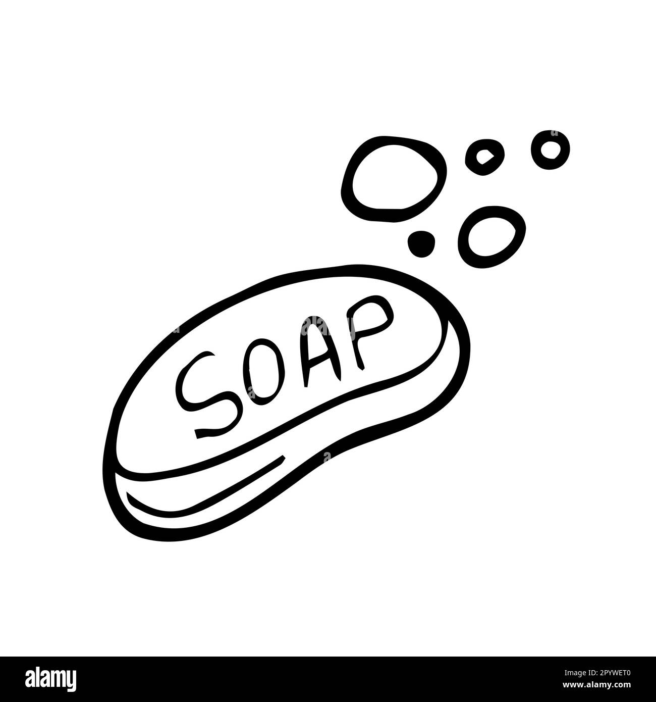 Bar of soap with foam isolated on white Stock Vector Image & Art Alamy
