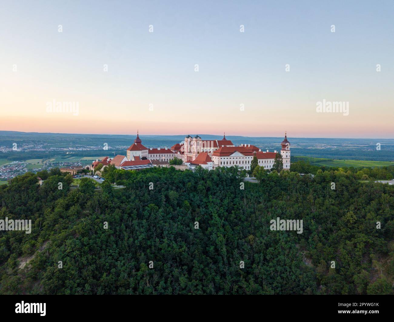 Aerial view castle monastery austria hi-res stock photography and ...