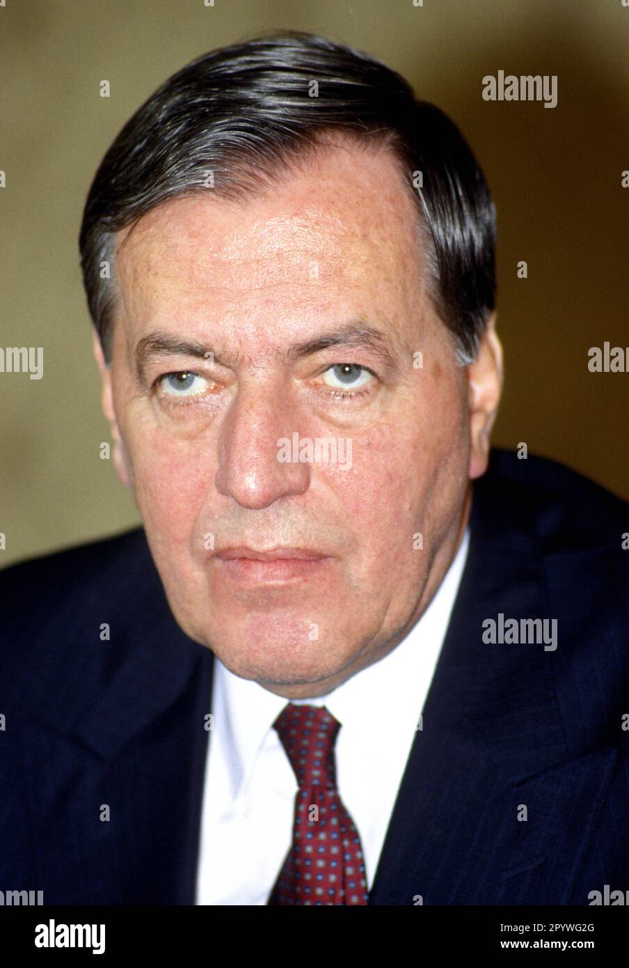 Hilmar KOPPER , Chairman of the Board of Deutsche Bank AG , March 1995 [automated translation] Stock Photo