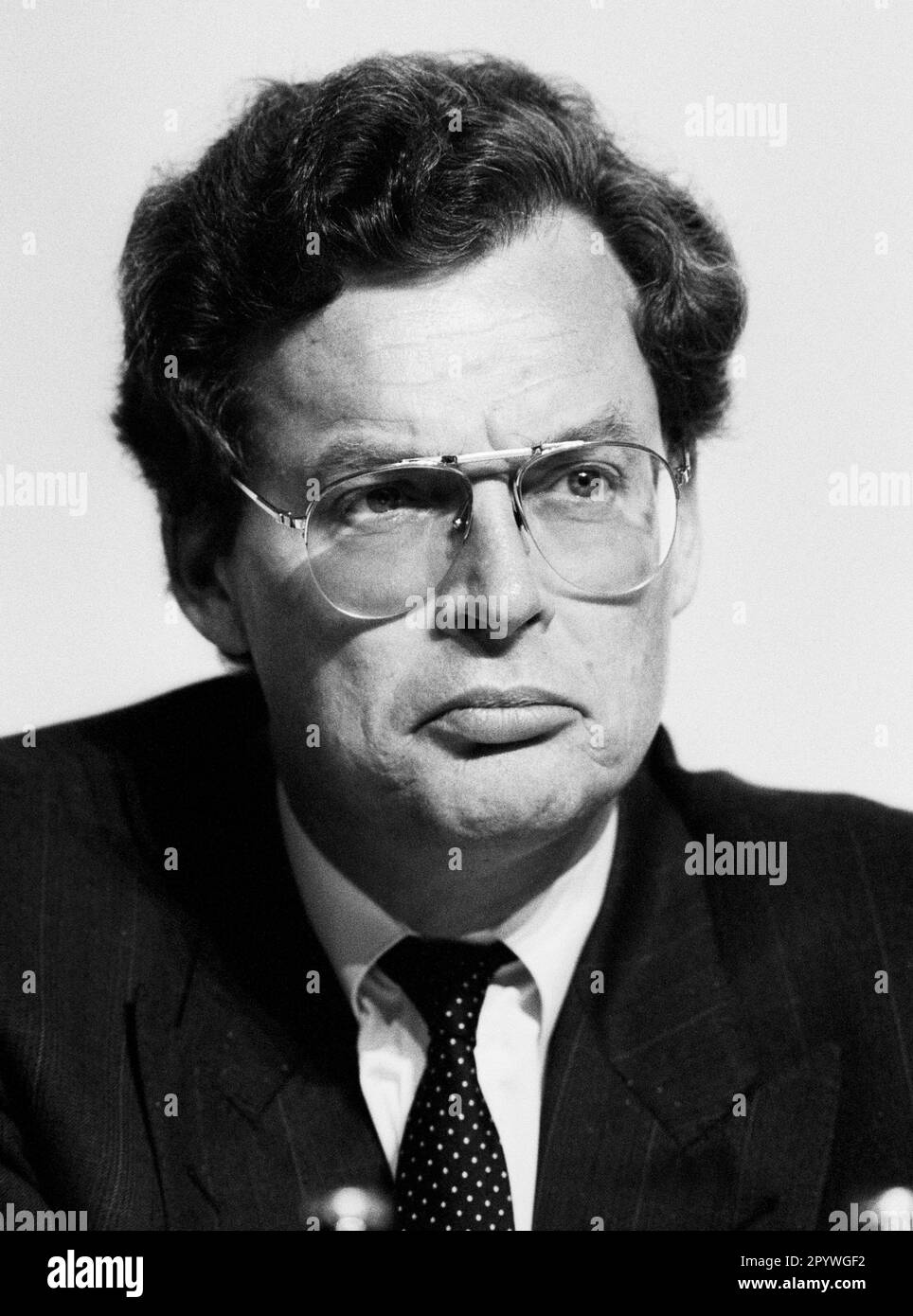 Gerhard CROMME , Chairman of the Executive Board of Fried. Krupp AG Hoesch-Krupp , May 1994 [automated translation] Stock Photo