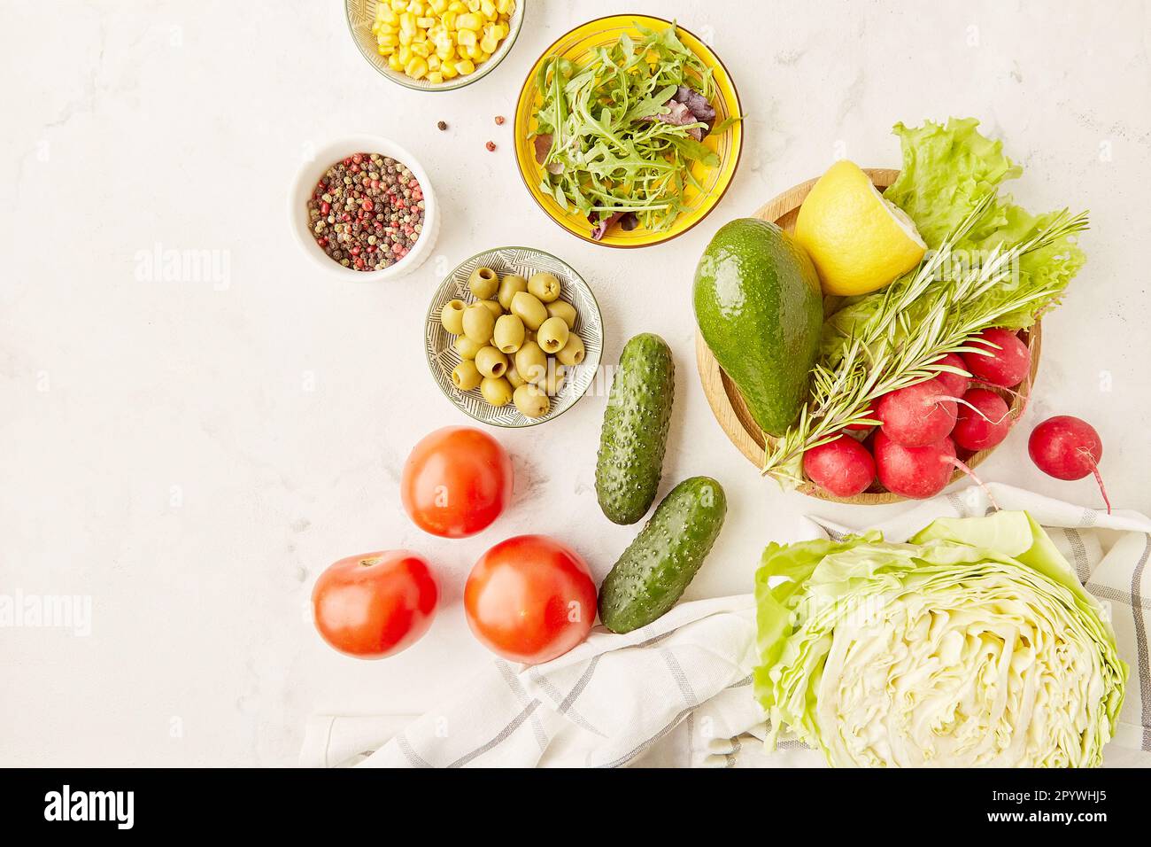 Vegan healthy menu for low carb, FODMAP, Mediterranean diet food