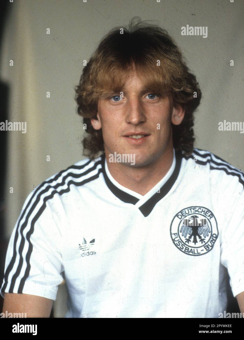 Andreas Brehme portrait national team 01.06.1984 (date estimated) [automated translation] Stock Photo