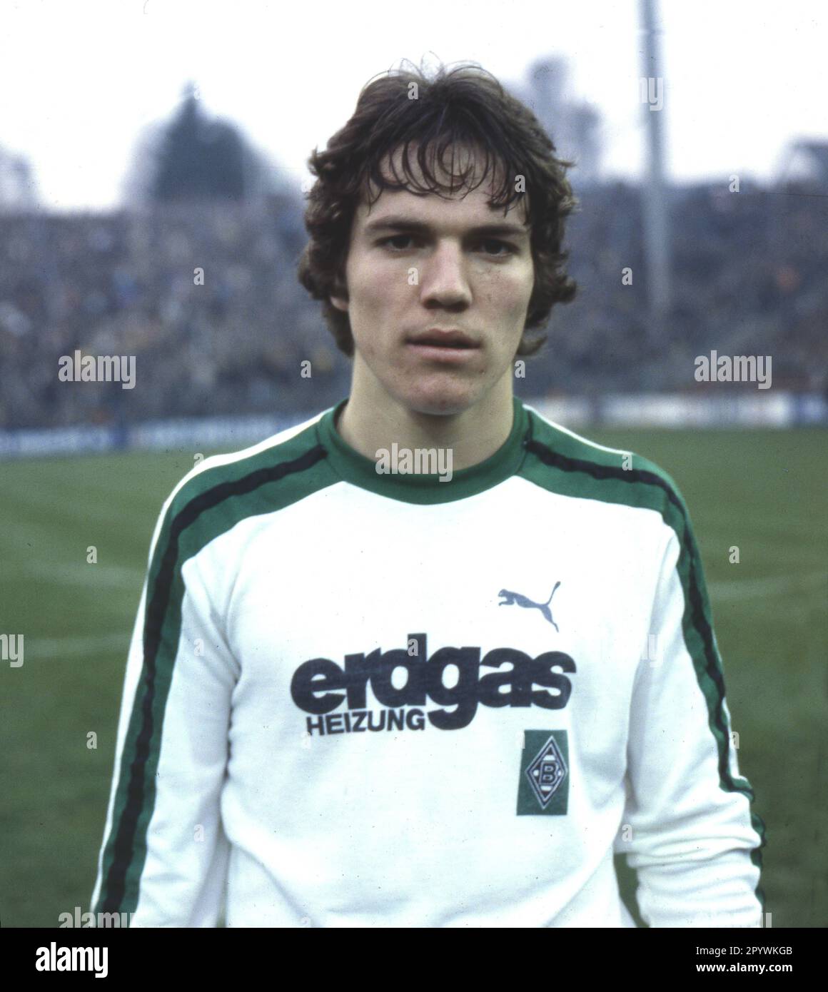 Lothar Matthäus portrait Borussia Mönchengladbach 15.12.1980 (estimated). For journalistic use only! Only for editorial use! [automated translation] Stock Photo