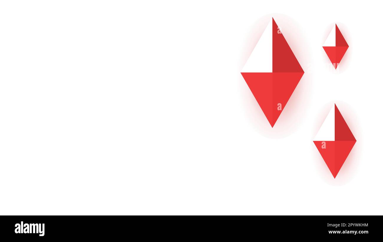 Red Crystals on White Stock Vector Image & Art Alamy