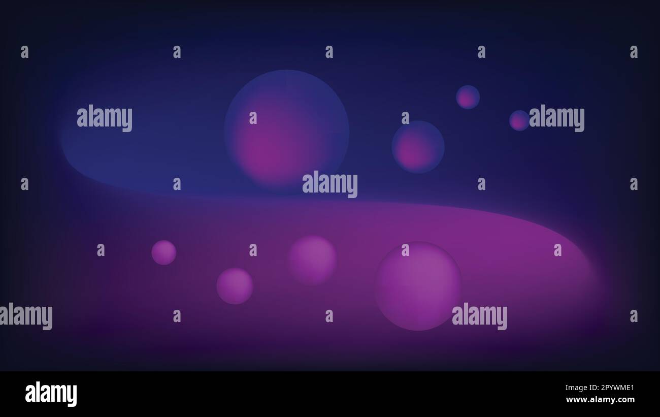 Purple Background with Spheres Stock Vector Image & Art - Alamy