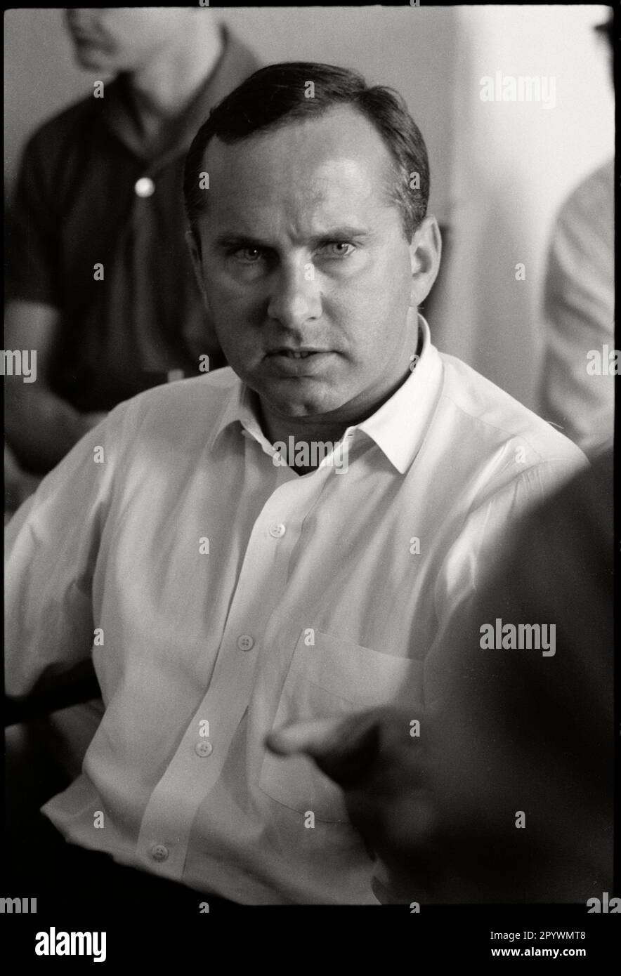 Germany. Hamburg. 1964. Political editor Hans Gresmann. Conference of the editorial staff of the weekly newspaper Die Zeit. M-GE-ZEI-038 Copyright Notice: Max Scheler/SZ Photo. Stock Photo