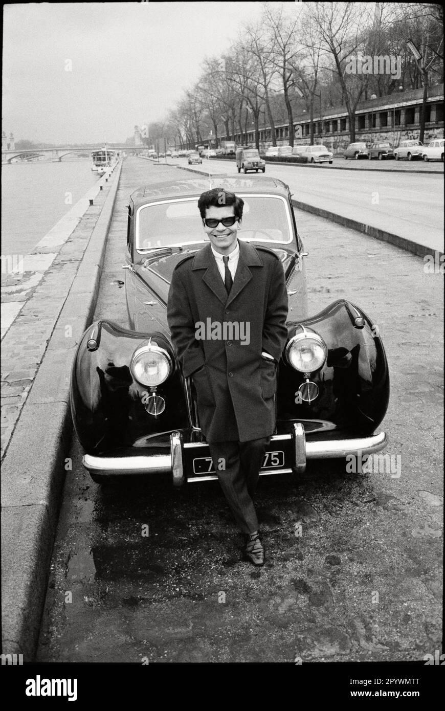 France.  Paris.  December 1962. German couturier Karl Lagerfeld in his time as artistic director of the House of Jean Patou.  P-GE-LAG-515 Copyright Notice: Max Scheler/SZ Photo. Stock Photo