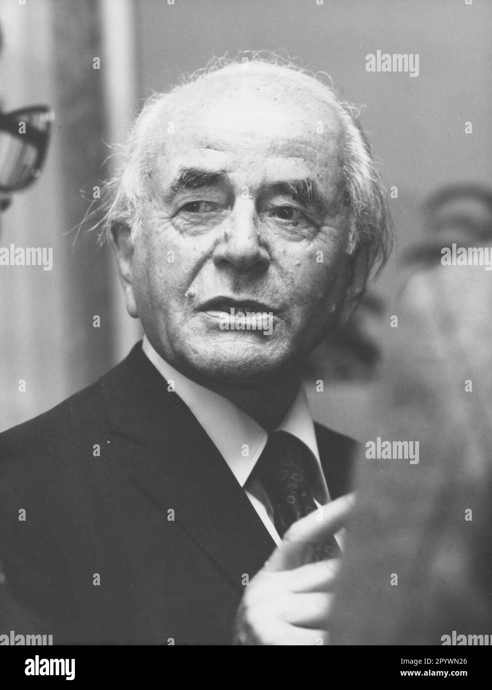 Albert Speer, architect and National Socialist politician, at the Frankfurt Book Fair [automated translation] Stock Photo