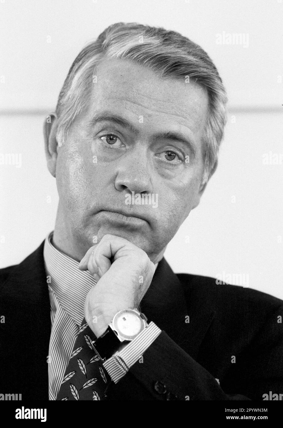 Ulrich HARTMANN , Chief Executive Officer of Veba AG , March 1995 [automated translation] Stock Photo