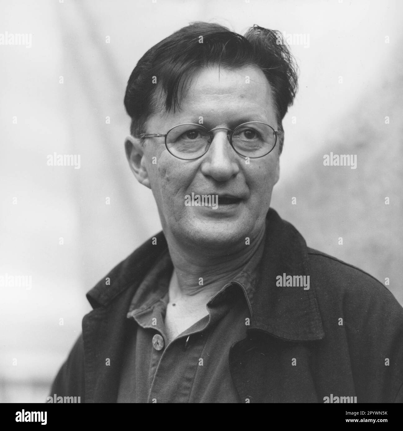 Jochen Schimmang, German author, at the Frankfurt Book Fair. [automated