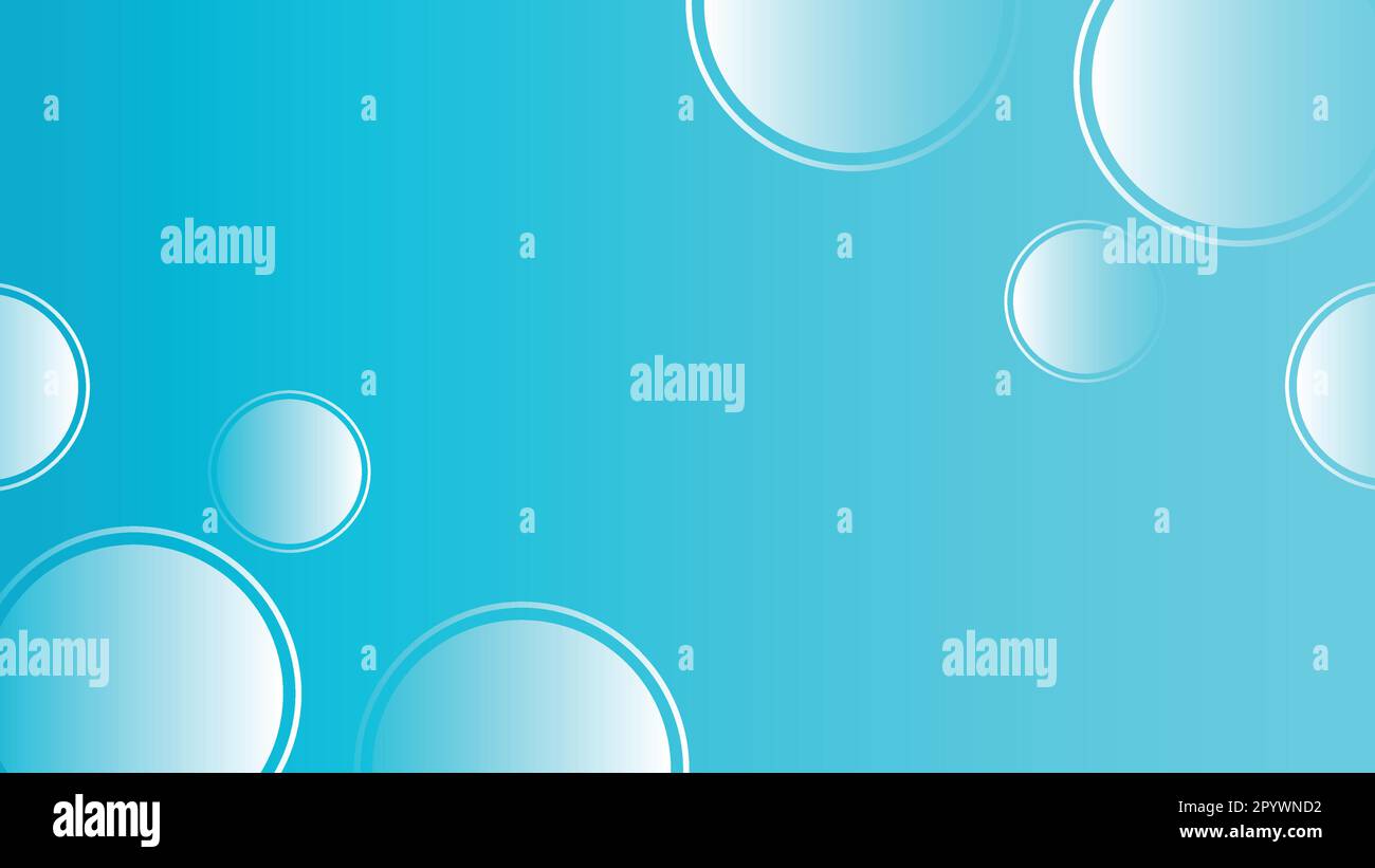 White Circles on Blue Stock Vector