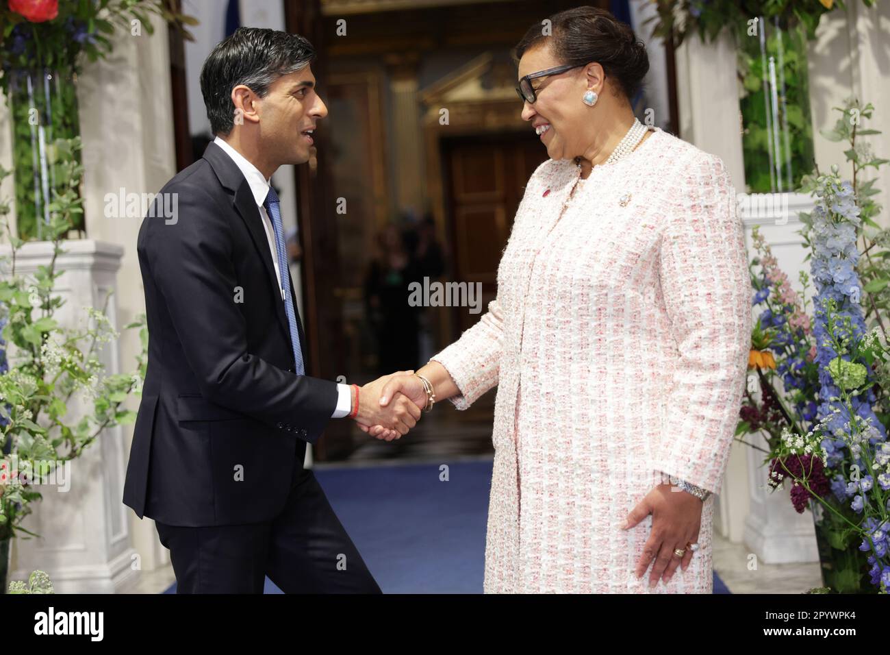 Prime Minister Rishi Sunak and Commonwealth Secretary General, Baroness ...