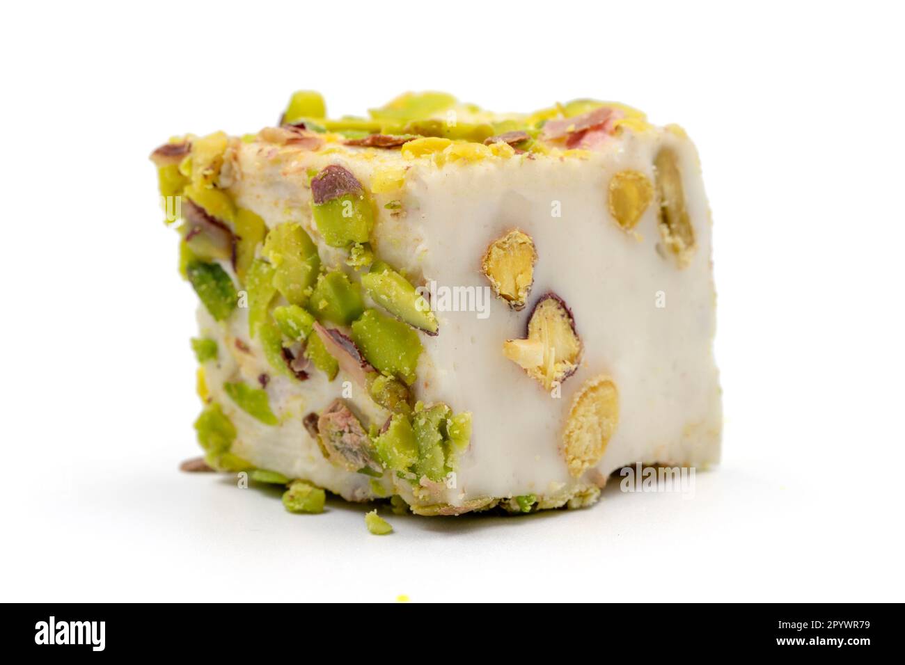 Turkish Delight with Pistachio. Turkish delight with milk flavor