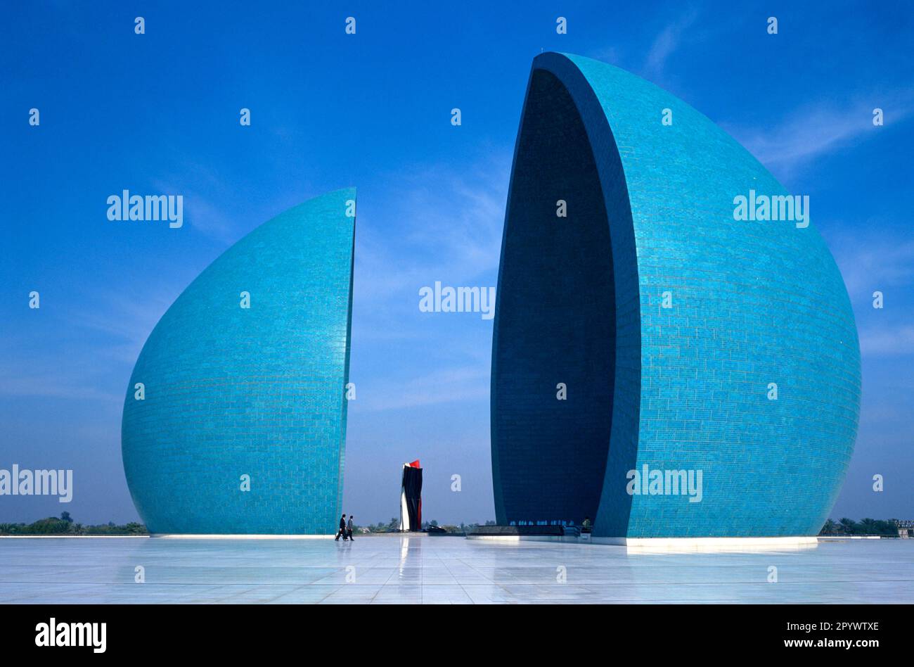 Constructed between 1981 and 1983 during the height of the Iran-Iraq War, it was unveiled as a memorial to the fallen soldiers of that war. Stock Photo