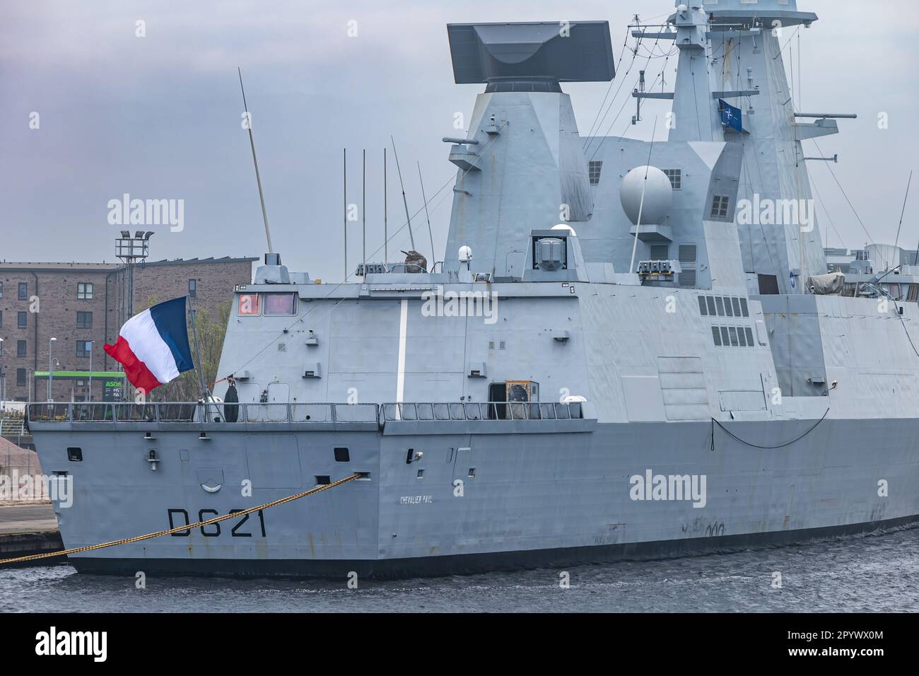 Leith Harbour, Edinburgh, Scotland, UK, 5th May 2023. French Navy
