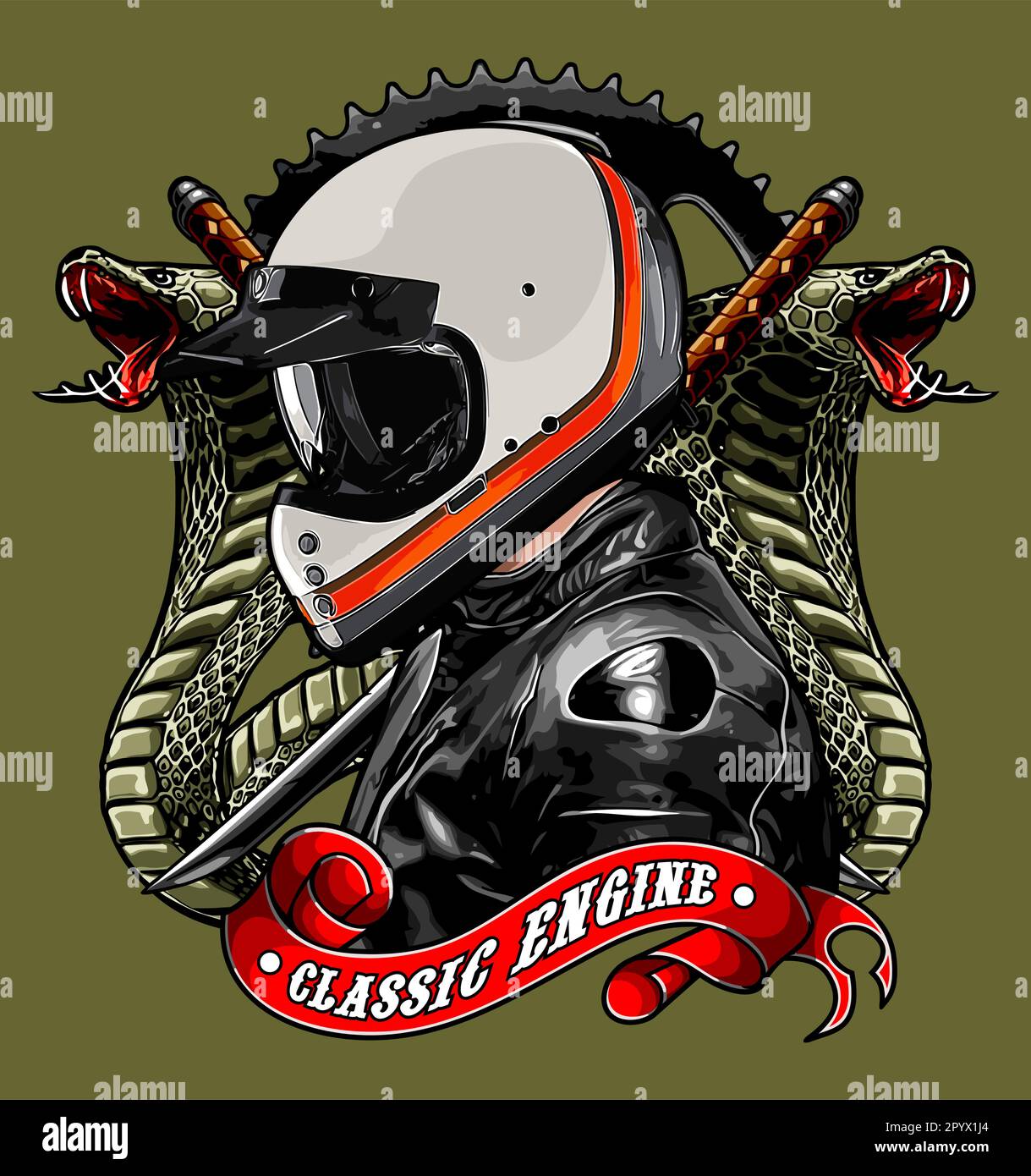 biker vector template Stock Vector Image & Art - Alamy