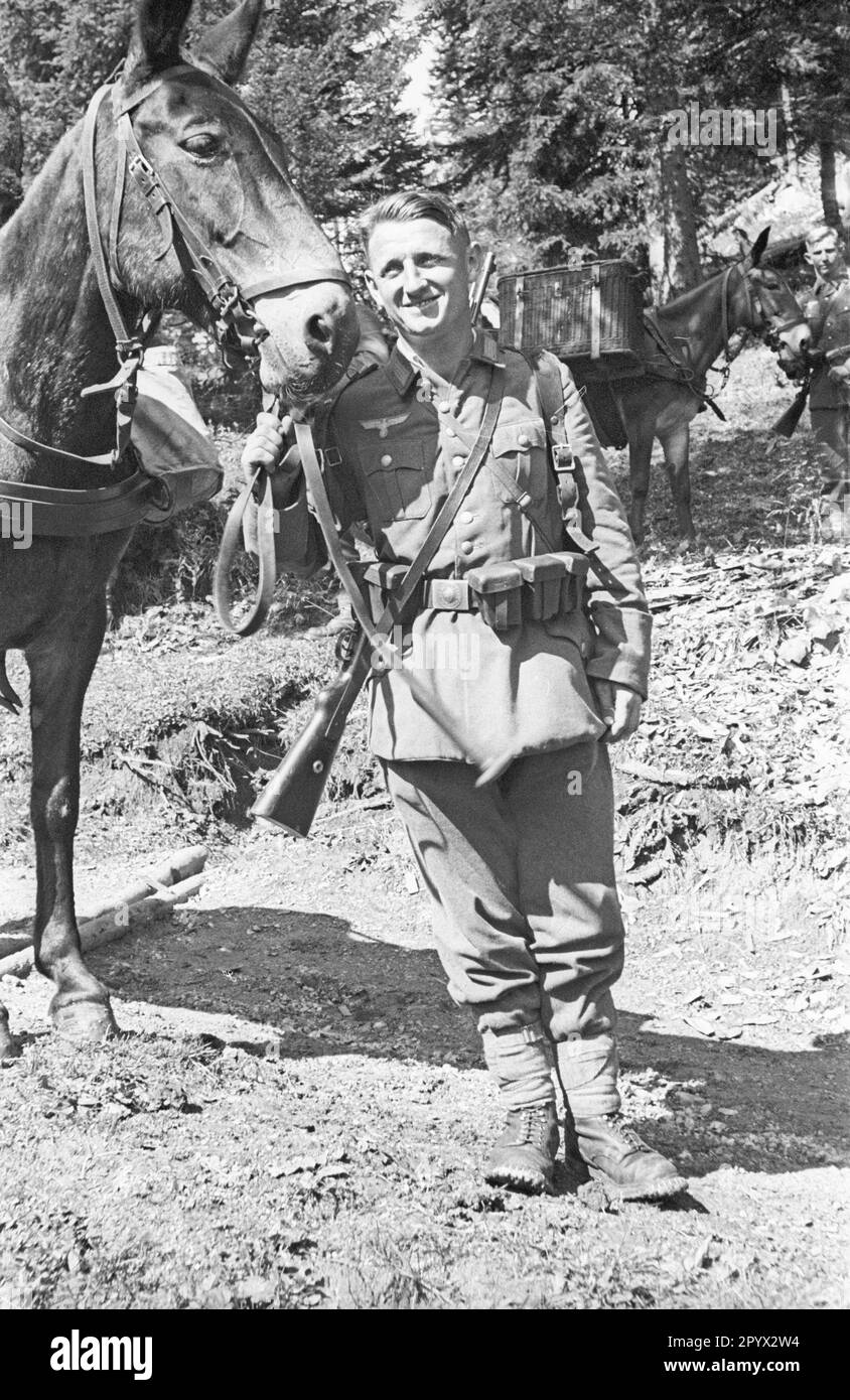 During an exercise of a Gebirgsjaegerkompanie (mountain infantry