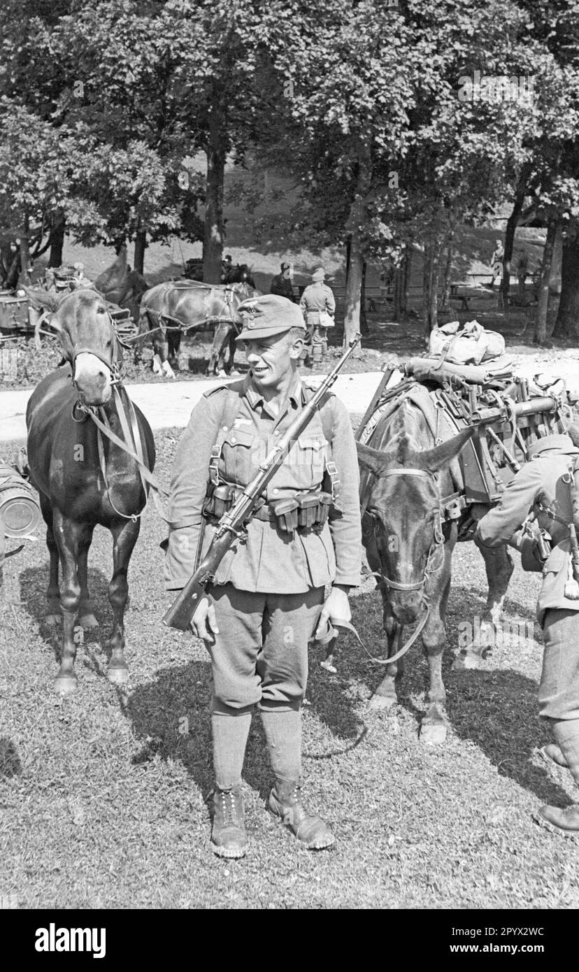 During an exercise of a Gebirgsjaegerkompanie (mountain infantry