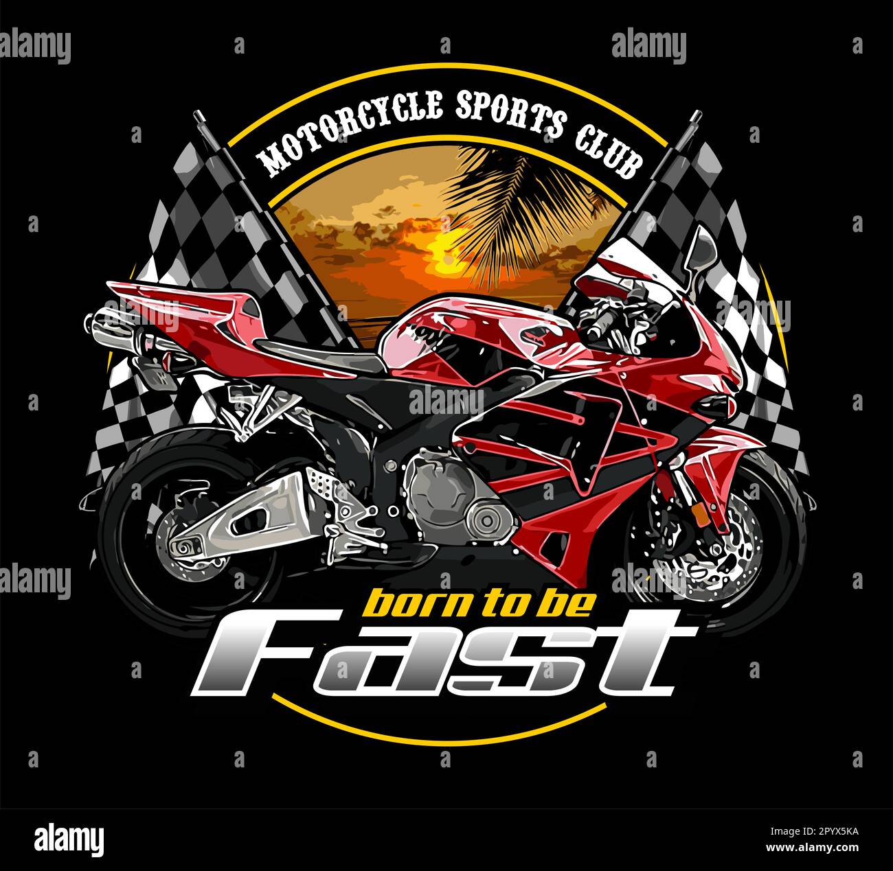 Motorcycle Vector Abstract motorcycles vector template Stock Vector Image & Art - Alamy