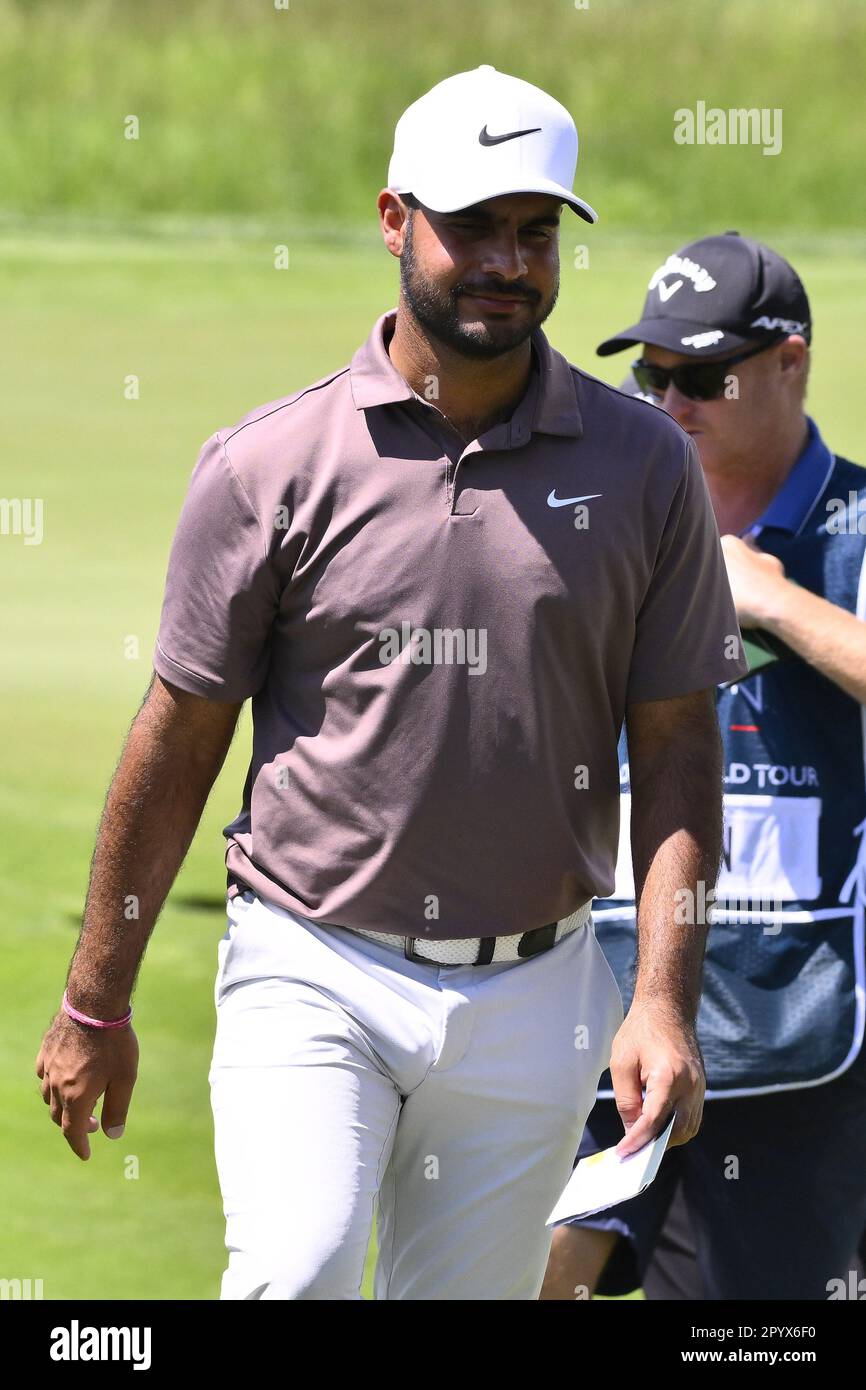 SHARMA, Shubhankar during 80°DS Automobiles Italian Open Golf Match, Marco  Simone GC, 5 May 2023 (Photo by AllShotLive/Sipa USA) Credit: Sipa US/Alamy  Live News Stock Photo - Alamy