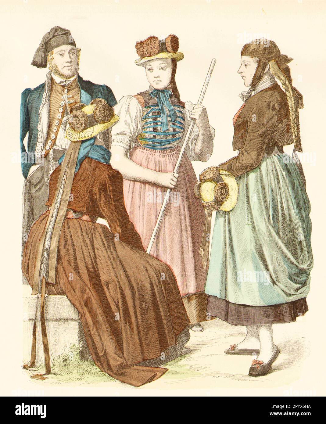 Civic clothing in St. and the Sommerau. [automated translation