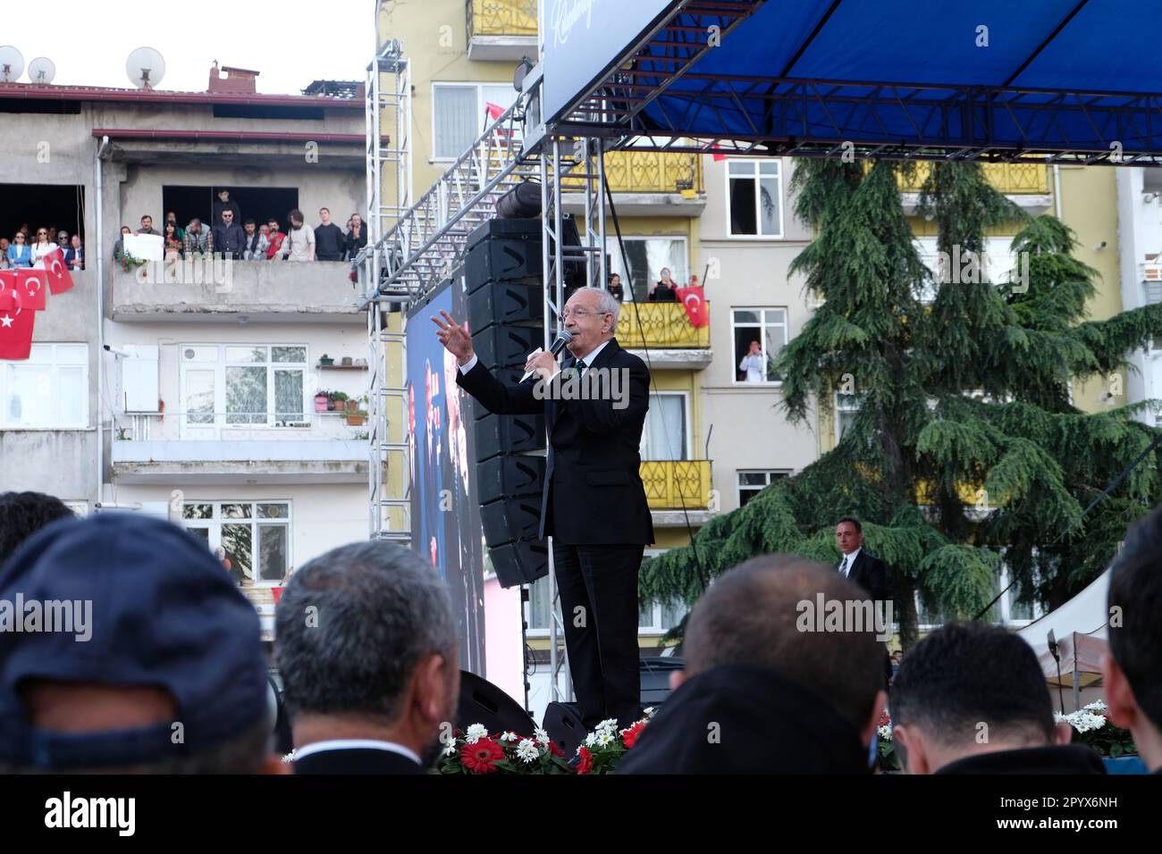 Ordu, Turkey. 03rd May, 2022. Kemal Kilicdaroglu, Turkish opposition leader, speaks at an