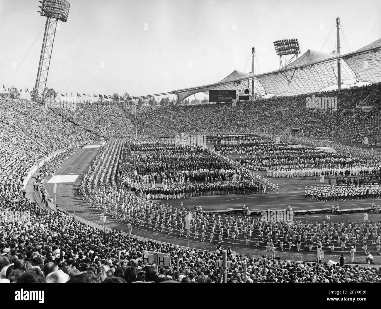 Eröffnung Olympische Sommerspiele 1972 in München, Deutschland, , 01.01