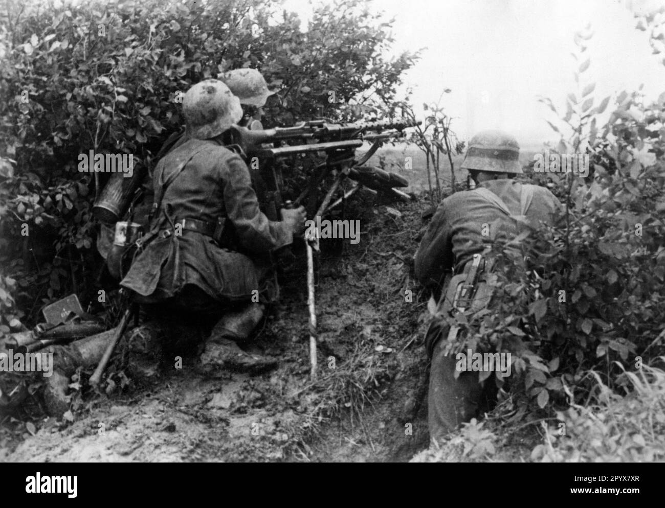 World War II, Eastern Front: Fighting along the Stalin Line [automated translation] Stock Photo