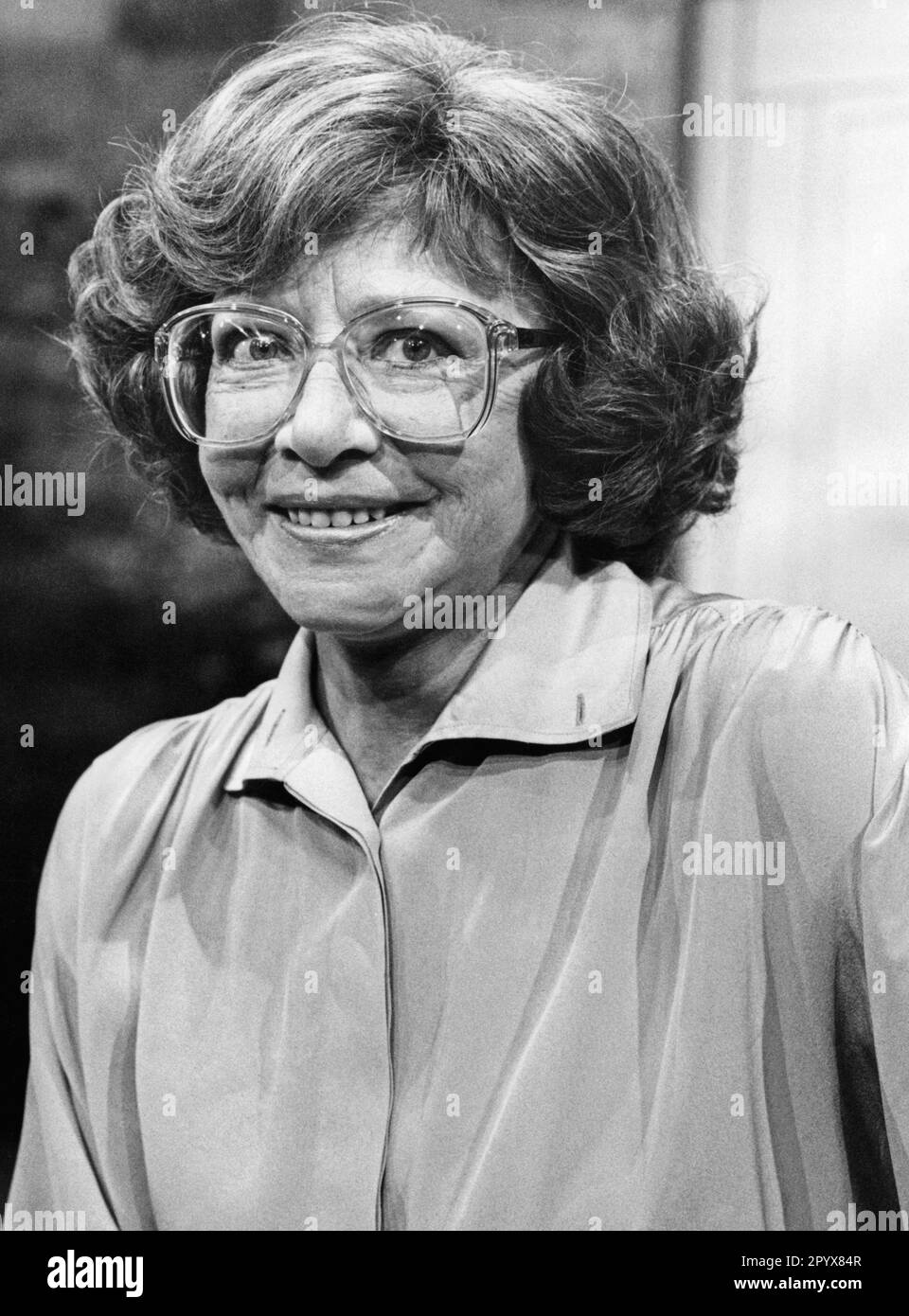 German cabaret artist Lore Lorentz. [automated translation] Stock Photo