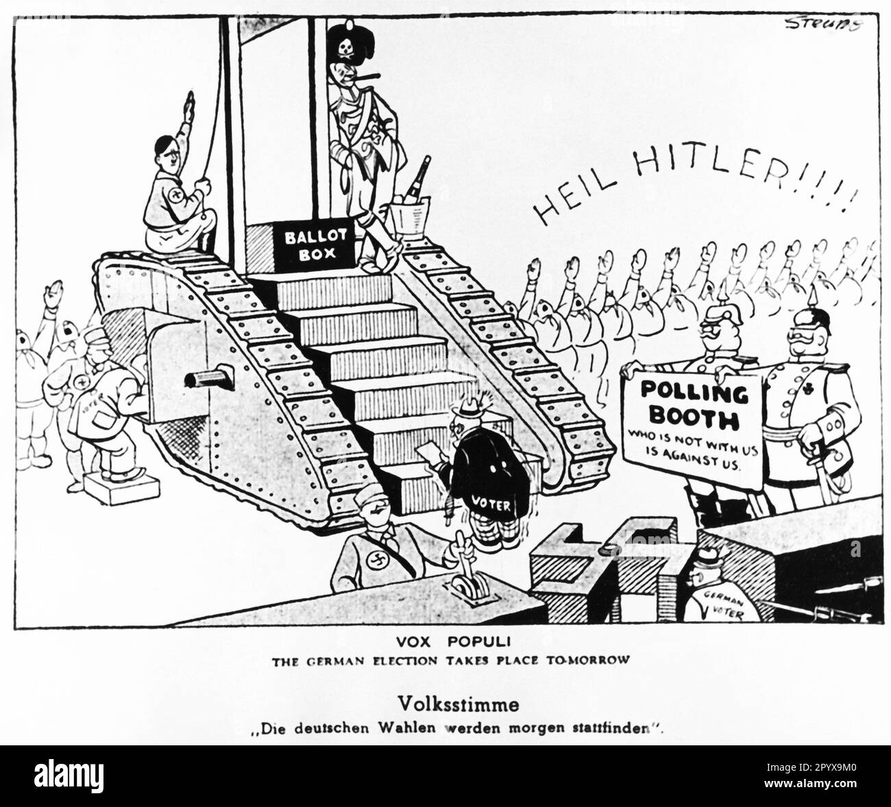 Adolf Hitler, politician, Austria, caricatures Stock Photo
