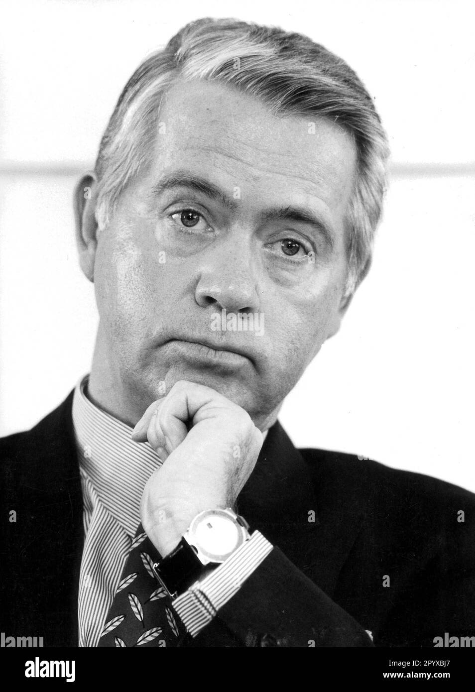 Ulrich Hartmann, Chairman of the Executive Board of VEBA AG. [automated translation] Stock Photo