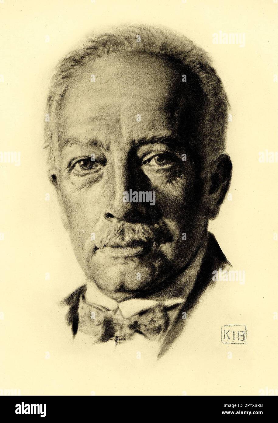 Richard Strauss (18641949), German composer and conductor. Drawing by