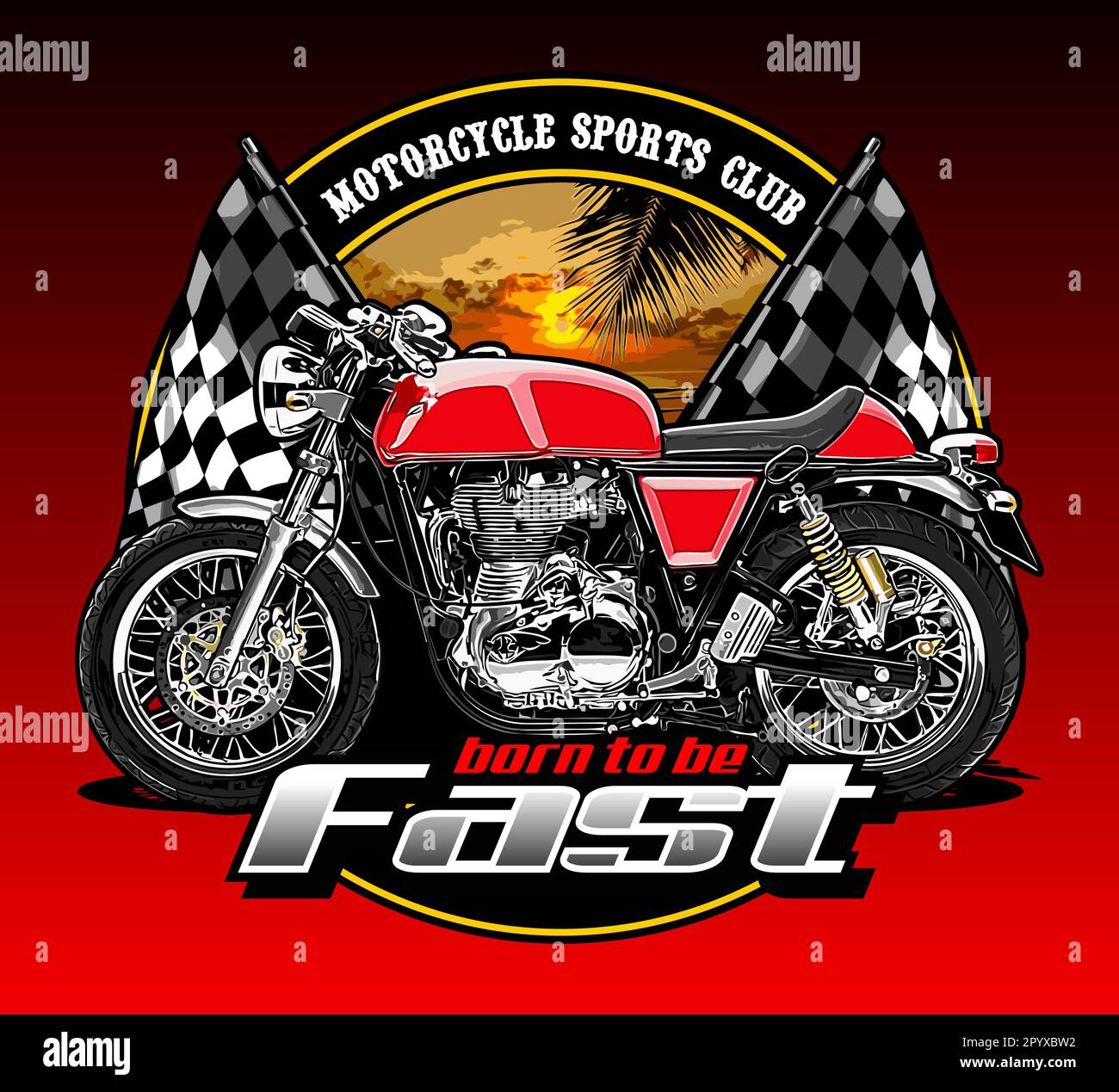 motorcycles vector template Stock Vector Image &amp; Art - Alamy