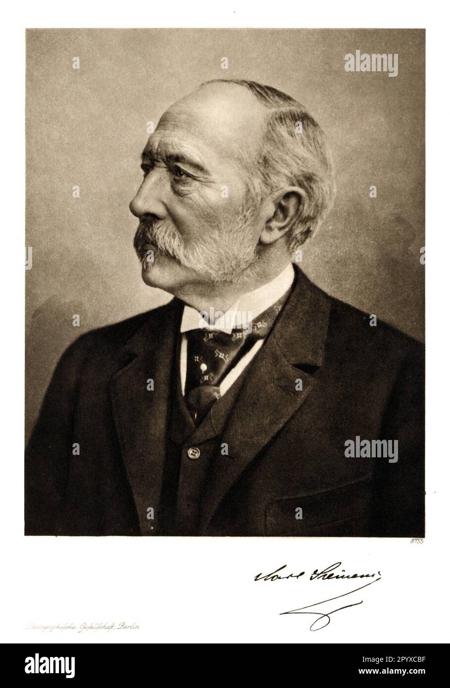 Carl von Siemens (1829-1906), from 1895, German industrialist ...
