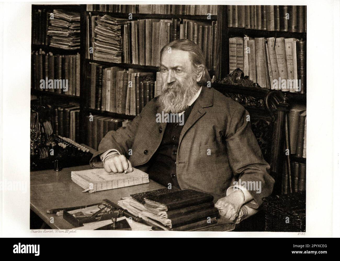 Ernst Mach (1838-1916), Austrian physicist and philosopher. Among other ...