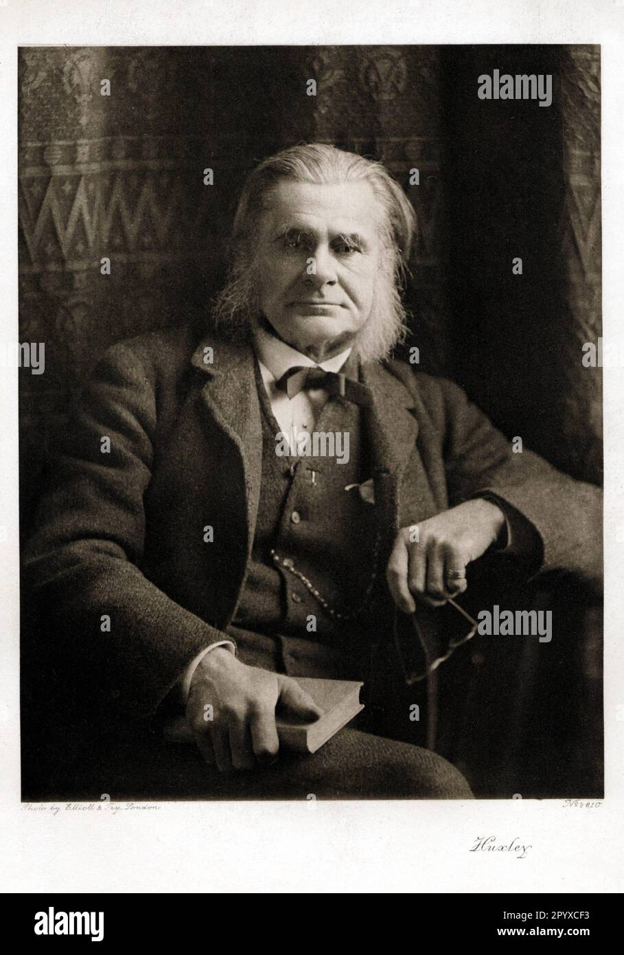 Thomas H. Huxley (18251895), English zoologist. Photograph by Elliot and Fry, London. Photo