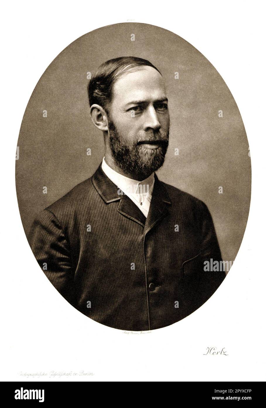 Heinrich Rudolf Hertz (18571894), German physicist. Hertz discovered