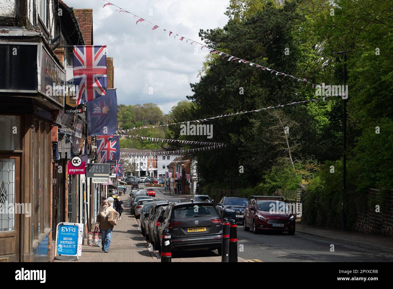 Chalfont St Peter, Buckinghamshire, UK. 5th May, 2023. The villagers of