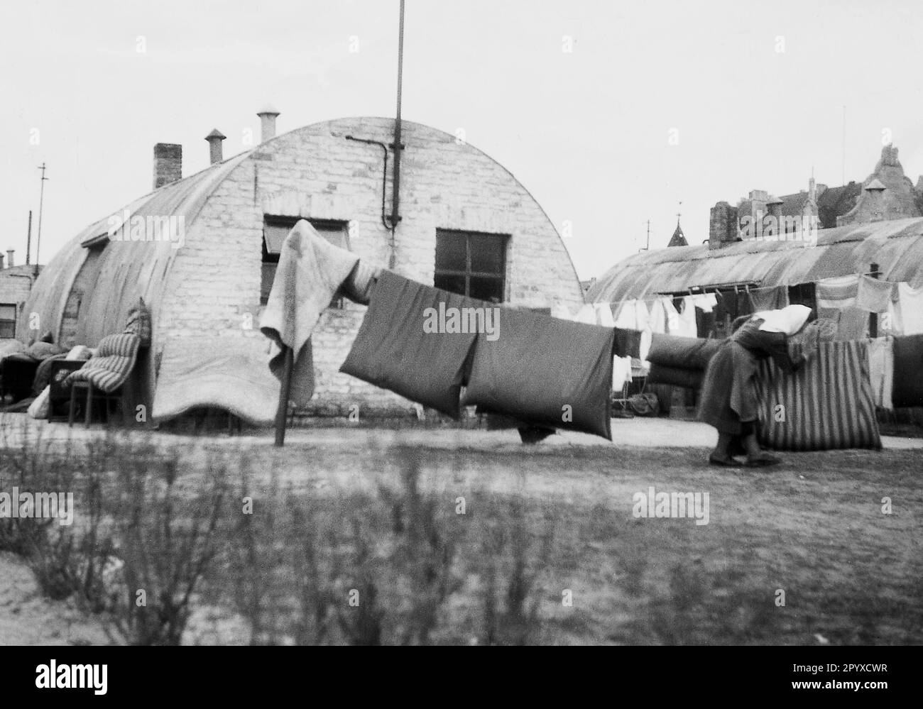 Old nissen hut Black and White Stock Photos & Images - Alamy