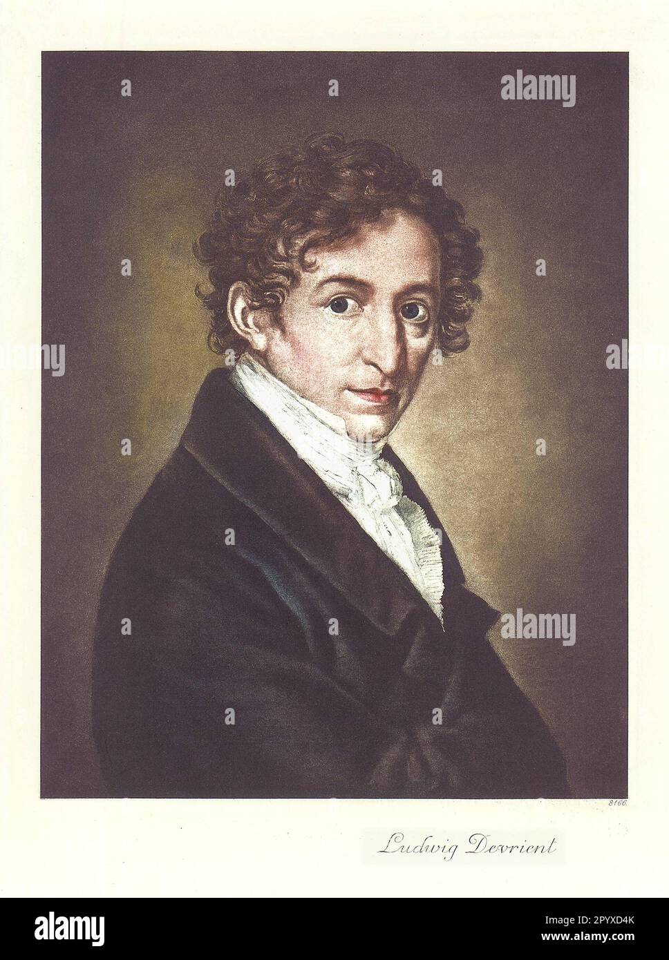 Ludwig Devrient (1784-1832), German actor. Painting. Photo: Heliogravure, Corpus Imaginum, Hanfstaengl Collection. [automated translation] Stock Photo