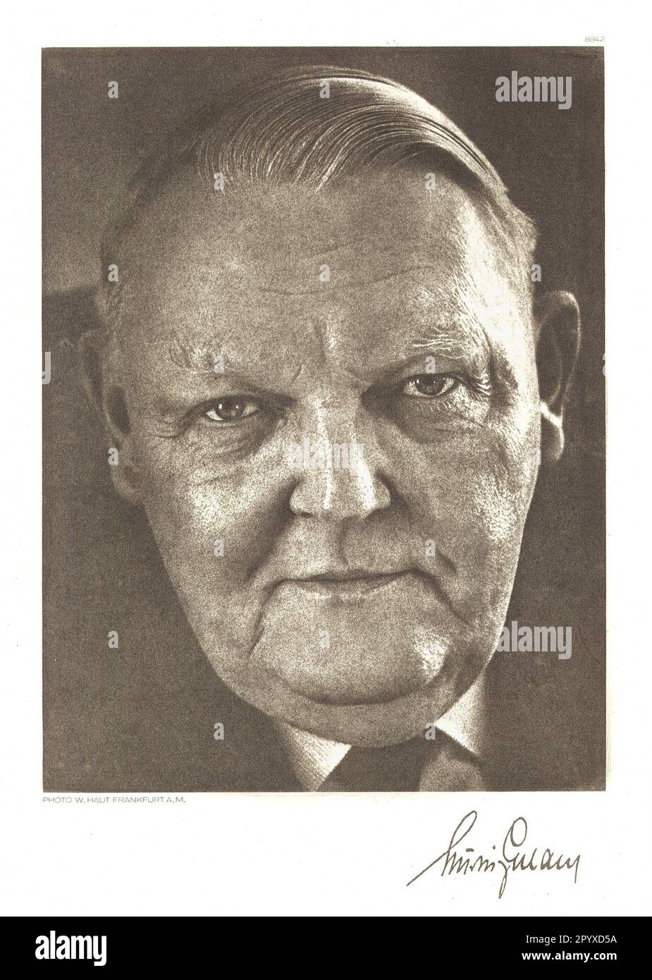 Ludwig Erhard (1897-1977), CDU politician and economist, he was Federal Minister of Economics from 1949-1963 and Federal Chancellor from 1963-1966. Photograph by W. Haut, Frankfurt. Photo: Heliogravure, Corpus Imaginum, Hanfstaengl. collection (undated photograph). [automated translation] Stock Photo