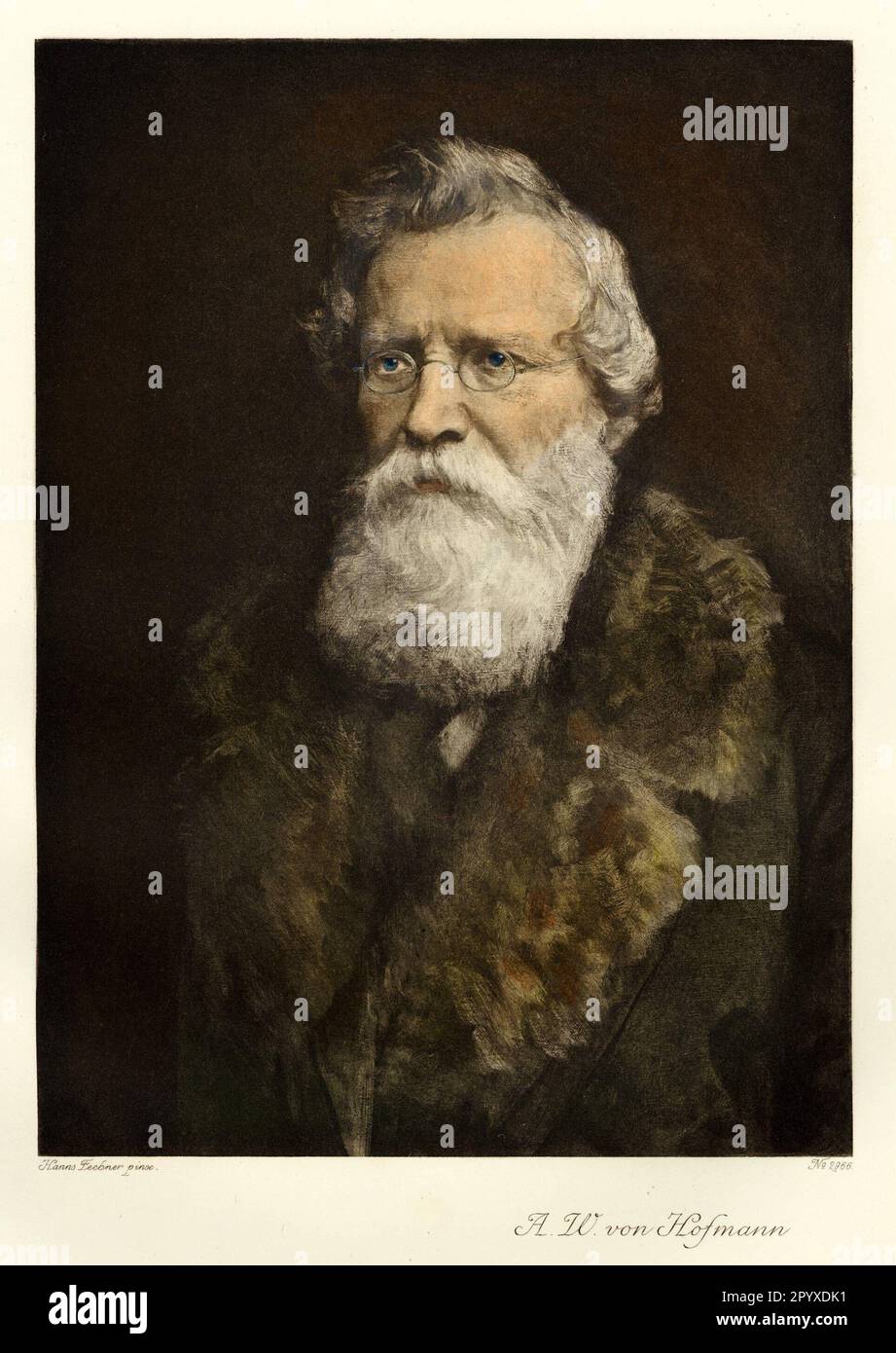 August Wilhelm Hofmann (18181892), German chemist, painting by Hanns