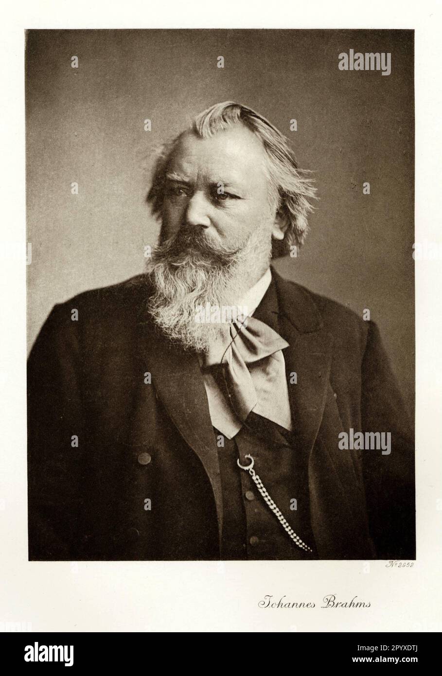 Johannes Brahms (18331897), German composer. Photograph. Photo