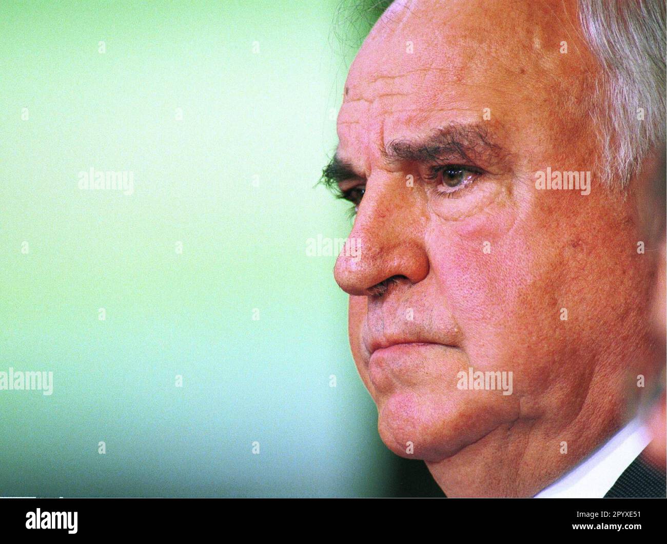 German Chancellor Helmut Kohl Stock Photo Alamy