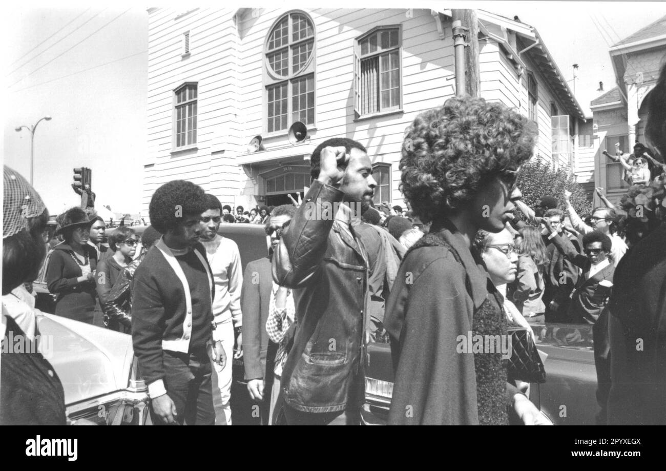 Black Panther Party Oakland 1971 Stock Photo