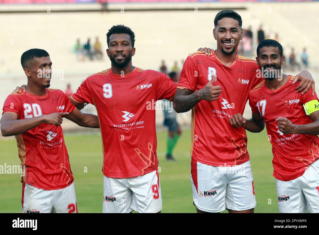 Basundhara sports complex football ground hires stock photography and