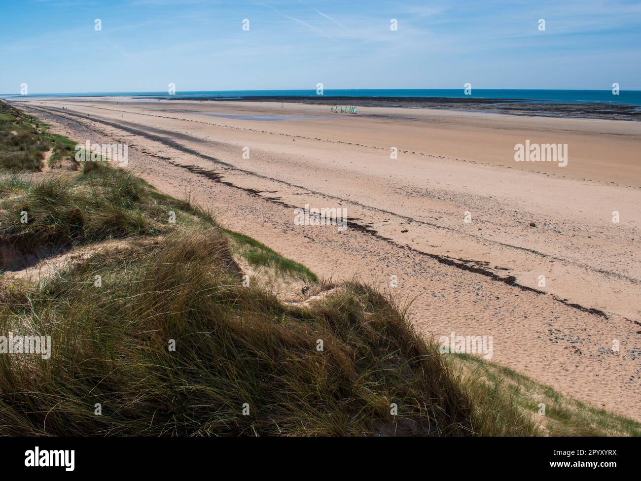 The Portbail beach in the Cotentin, Normandy, France Stock Photo Alamy