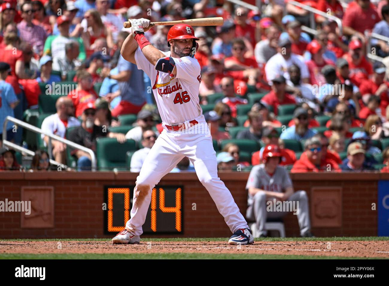 St. Louis Cardinals' Paul Goldschmidt (46) At Bat In The Sixth Inning ...