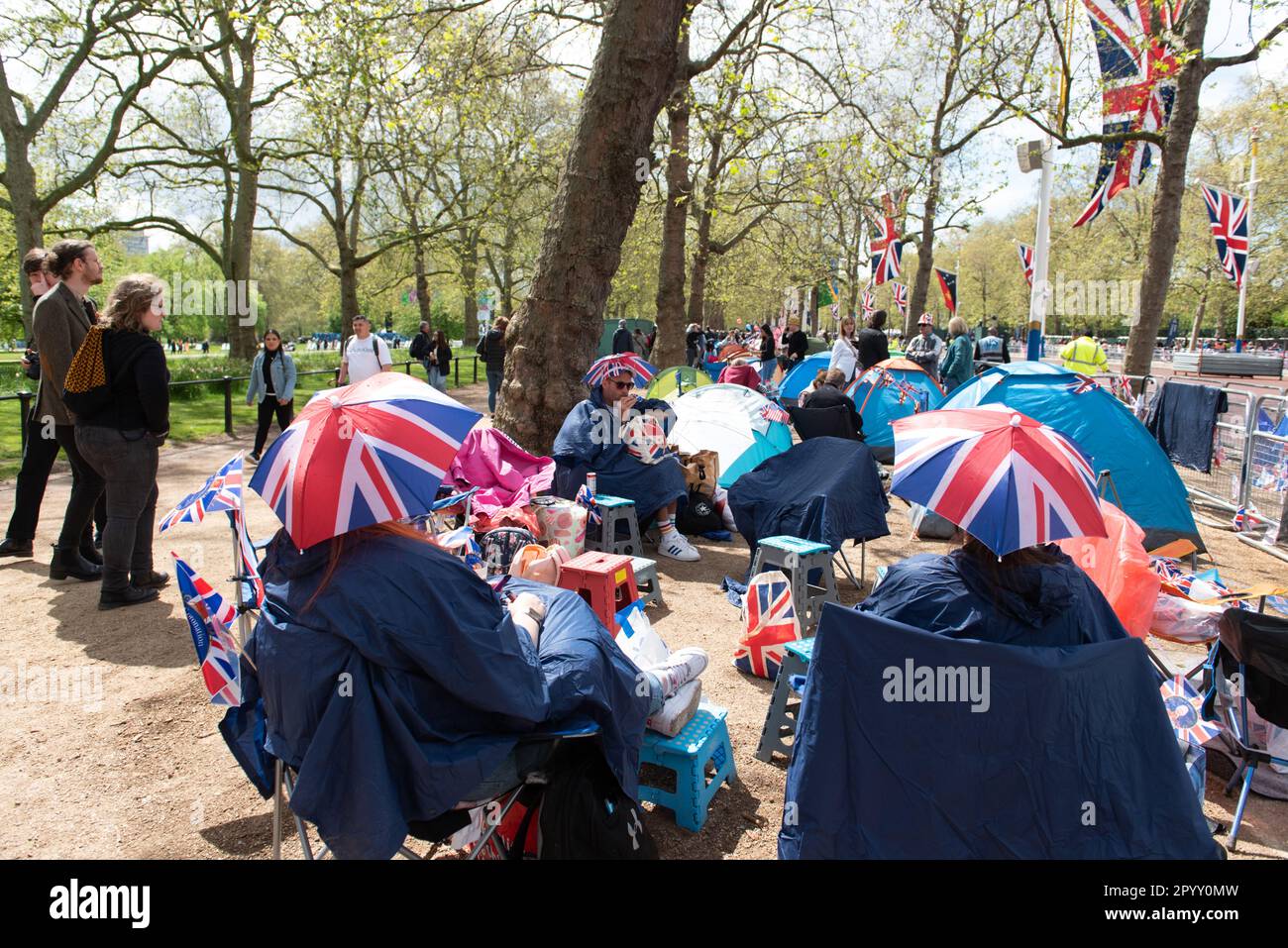 London, 5 May 2023, King Charles Coronation Weekend, The Mall, United ...